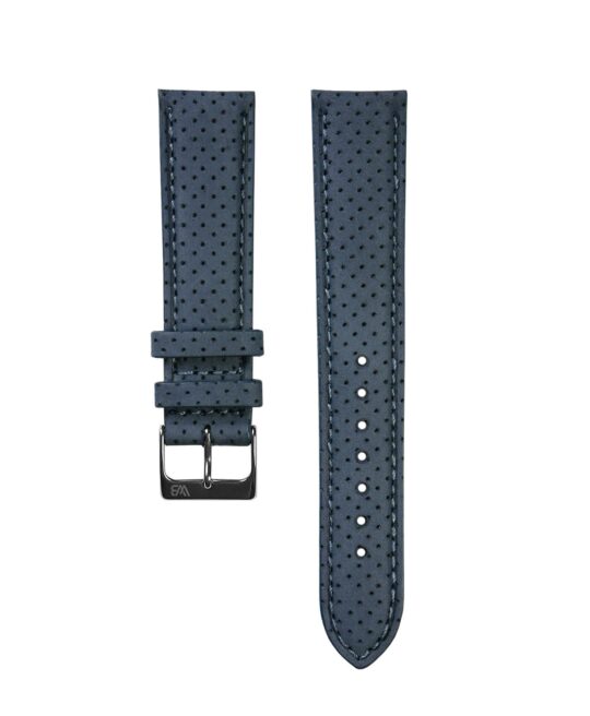 Nubuck Leather Watch Strap Light Blue WB Original Watch Bands