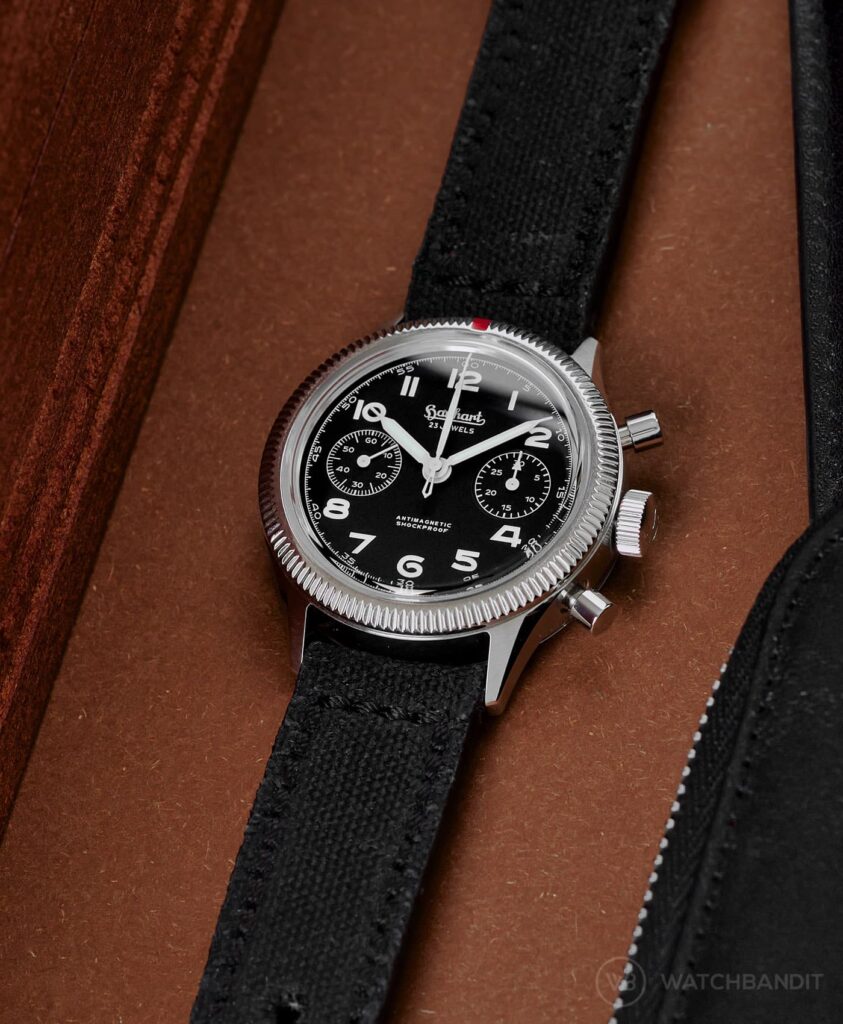 Jelsdal Genuine Vintage Canvas Watch Strap Black Watch Bands WatchBandit