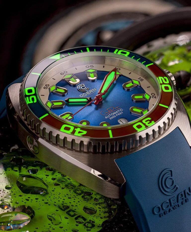 Ocean Crawler Great Lakes Diver V3 Purple Watch WatchBandit
