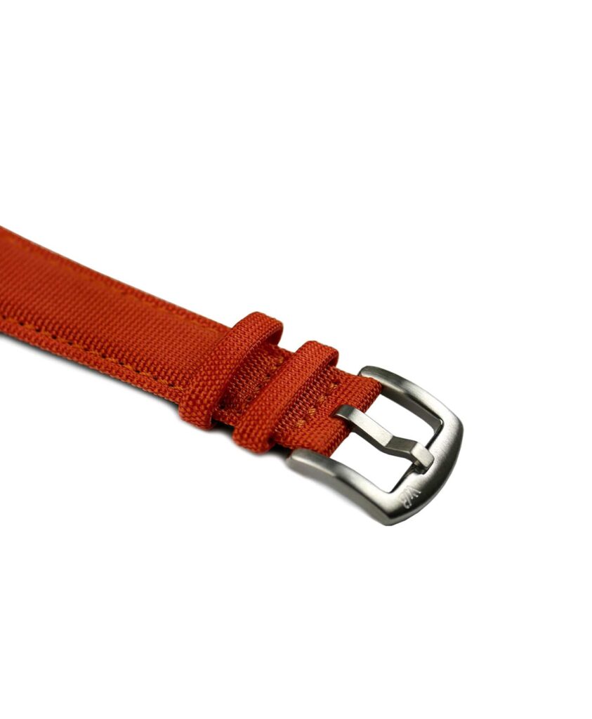 Premium Sailcloth Watch Strap Orange WB Original Watch Bands