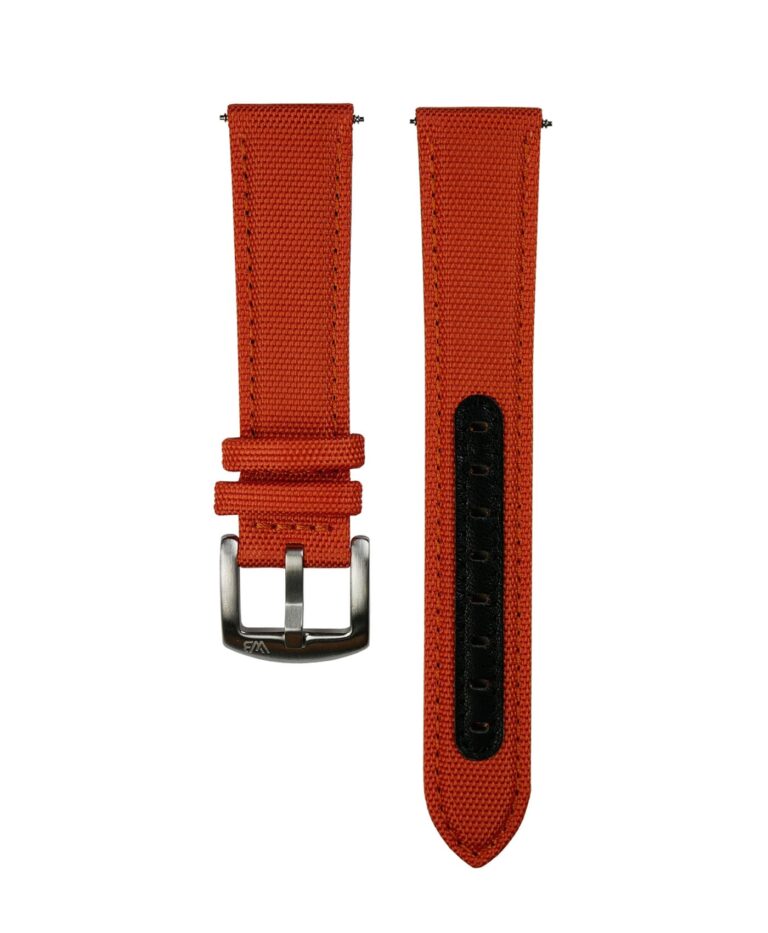 Premium Sailcloth Watch Strap Orange WB Original - Watch Bands ...