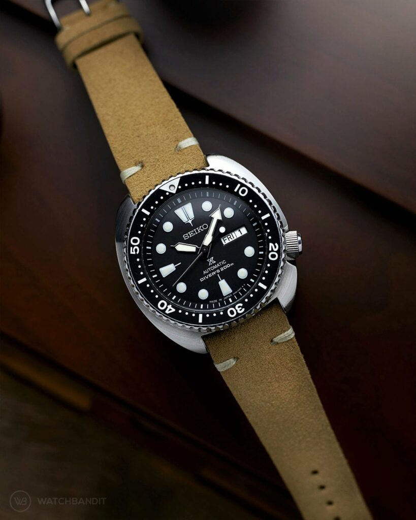 StrapsCo Metal Bracelet for Seiko Turtle