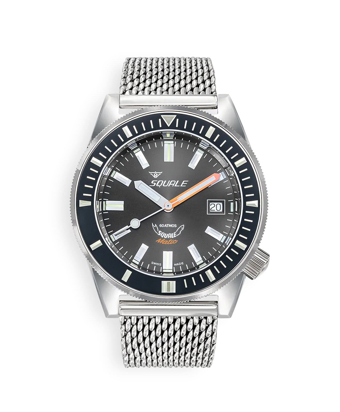 Squale - Matic - Grey 60 - ATM - Mesh-min