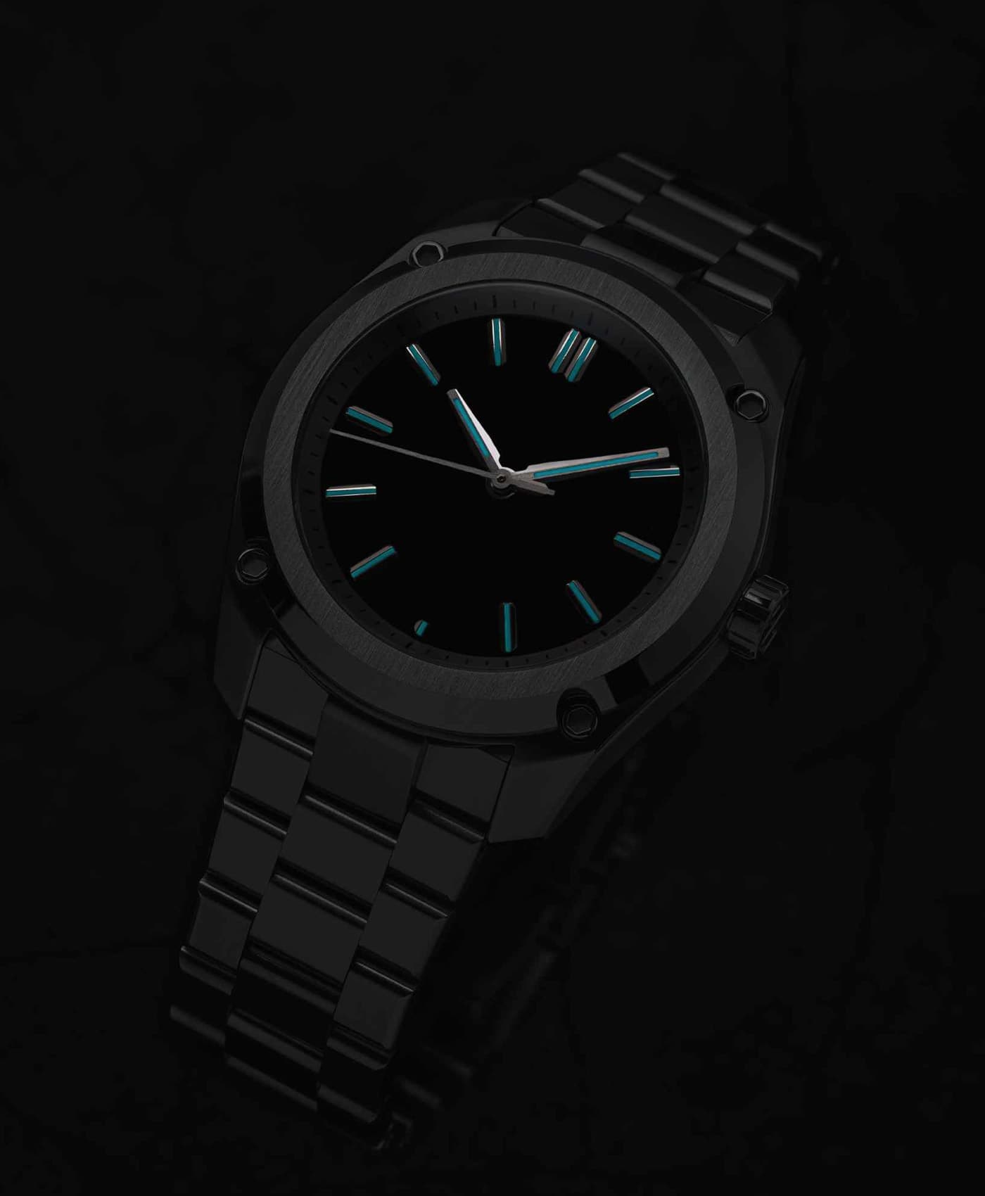 Formex - Essence ThirtyNine (39mm) Automatic Chronometer - SPACE ROCK - Limited Edition - Steel Bracelet-lume-min