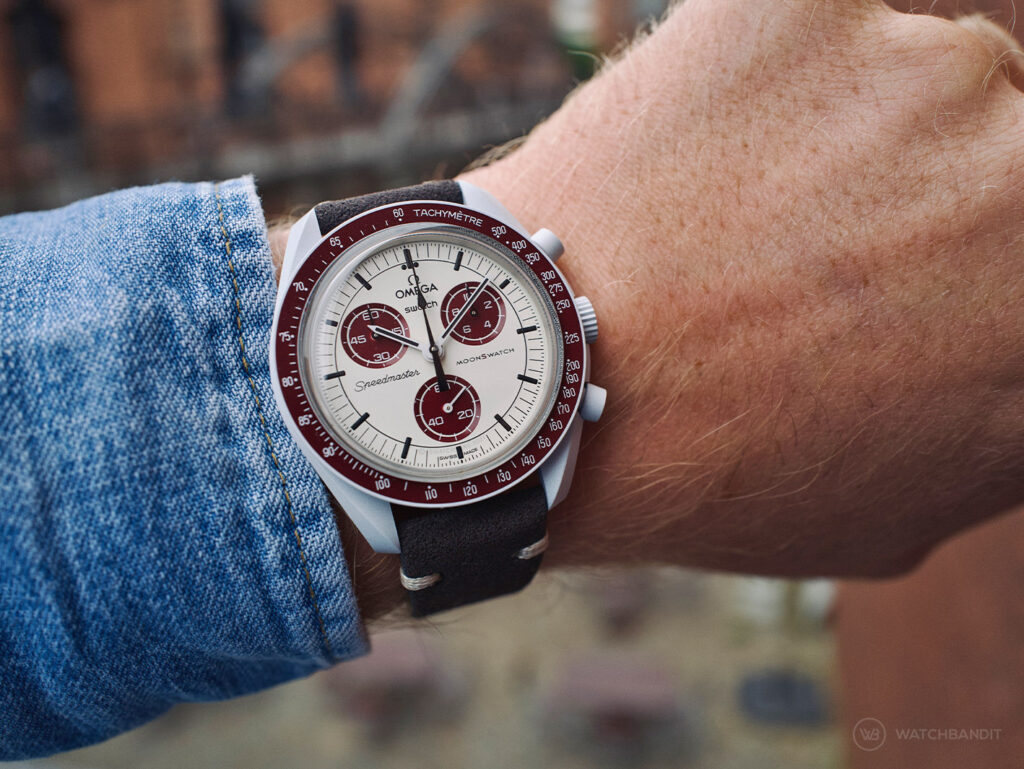 Swatch Omega Moonswatch Earth Watch Review SO33G100 – StrapHabit