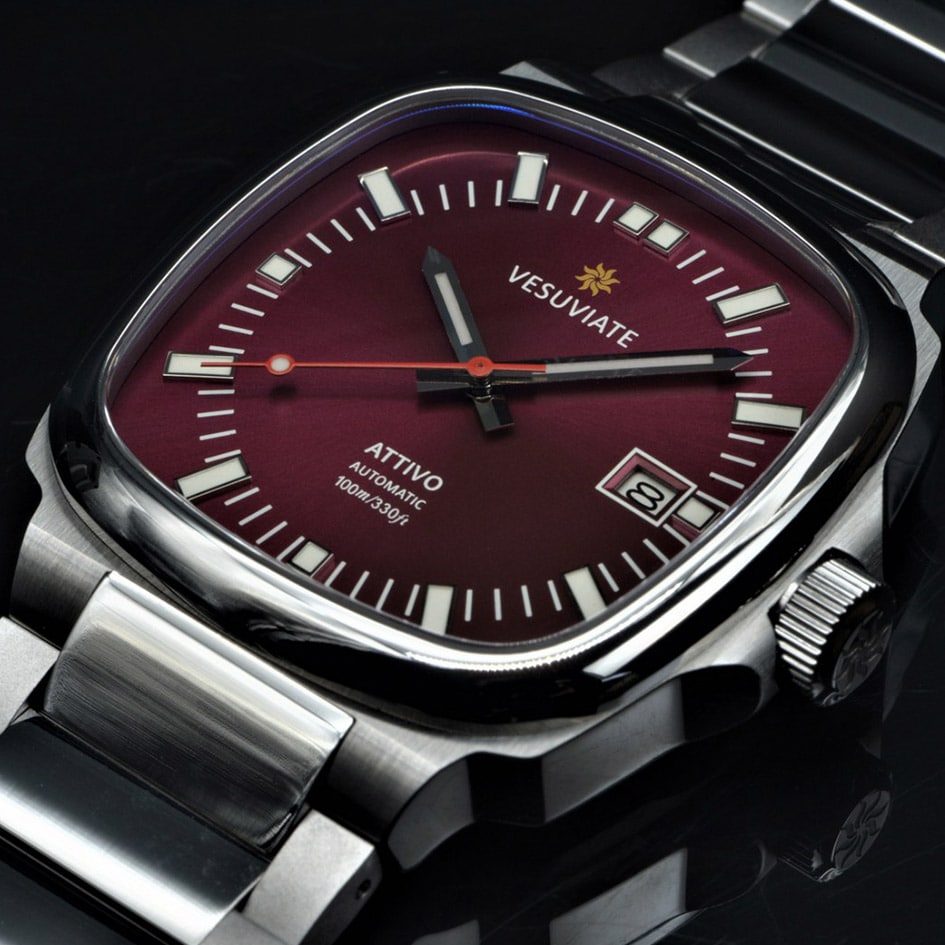 Vesuviate Watches-Attivo Bordeaux Red-min2