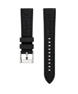 Premium Sailcloth Watch Strap Black WB Original - Watch Bands - WatchBandit