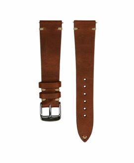 Jelsdal - Vintage Leather Watch Strap - Brown-min