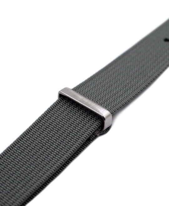 Ribbed Nylon Strap Grey WB Original - Watch Bands - WatchBandit