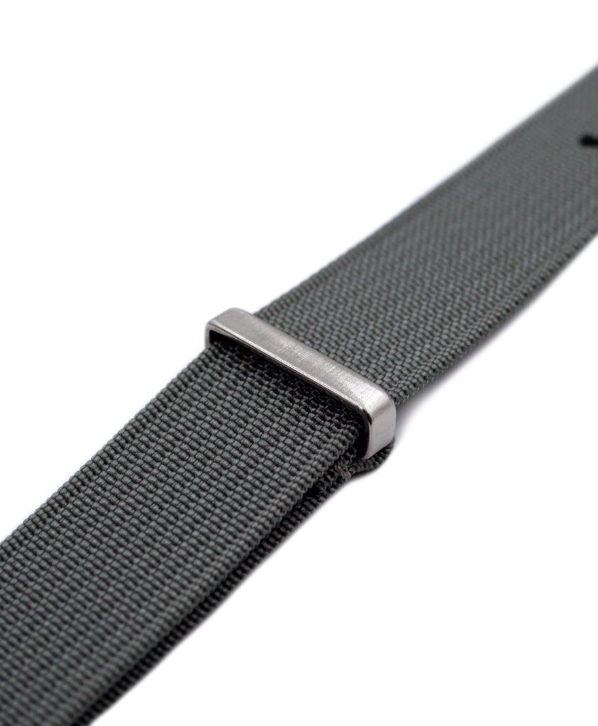 Ribbed Nato Strap Grey WB Original - Watch Bands - WatchBandit