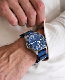 Tudor-Pelagos-FXD-Ribbed-NATO-Strap-Blue-Wristshot 3-min