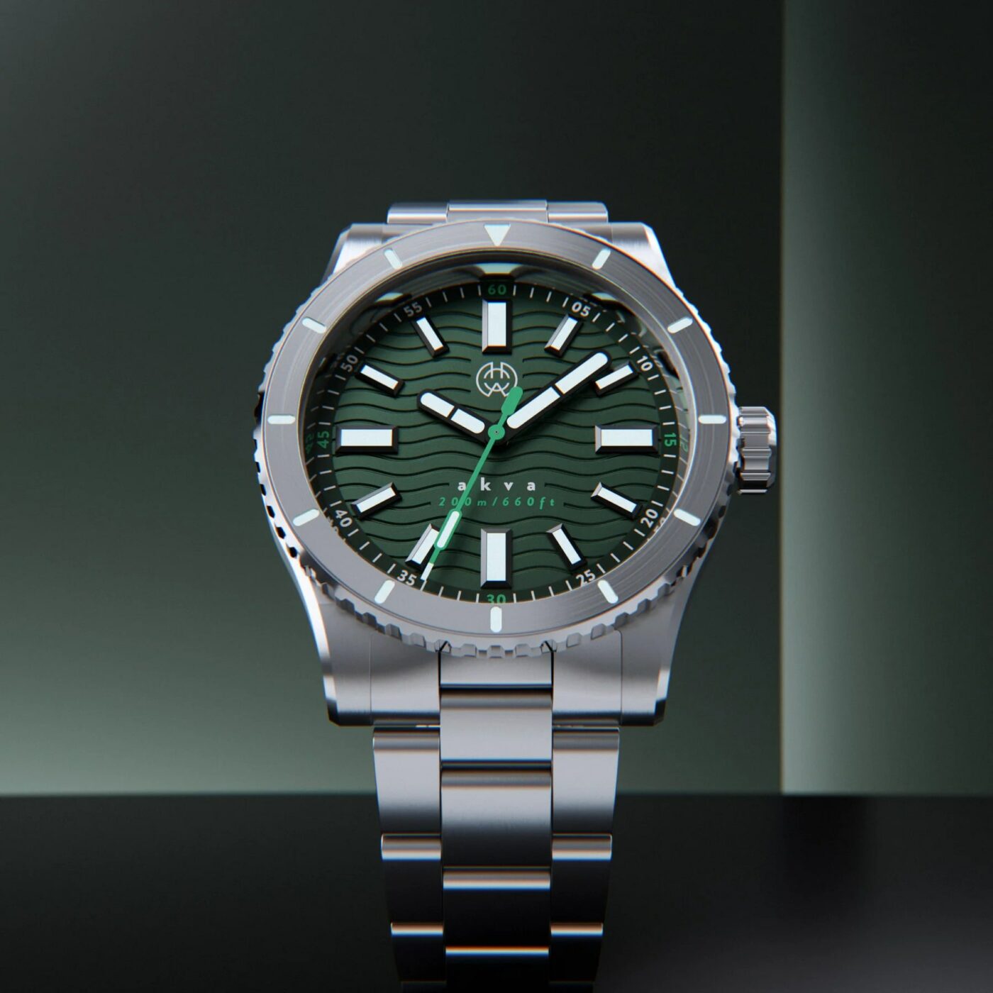 Henry-Archer-watches-akva-underwatergreen-front