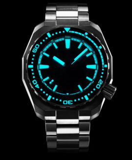 Zelos Hammerhead v3 300m Ti Mosaic Mop Watch - WatchBandit