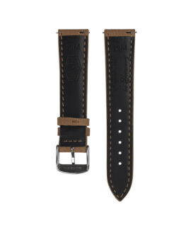 Jelsdal - Upcycled SEAQUAL® Fabric Watch Strap - Khaki-back