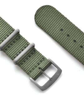 RZE-Titan-buckle-Military Nylon NATO Strap - Green -min
