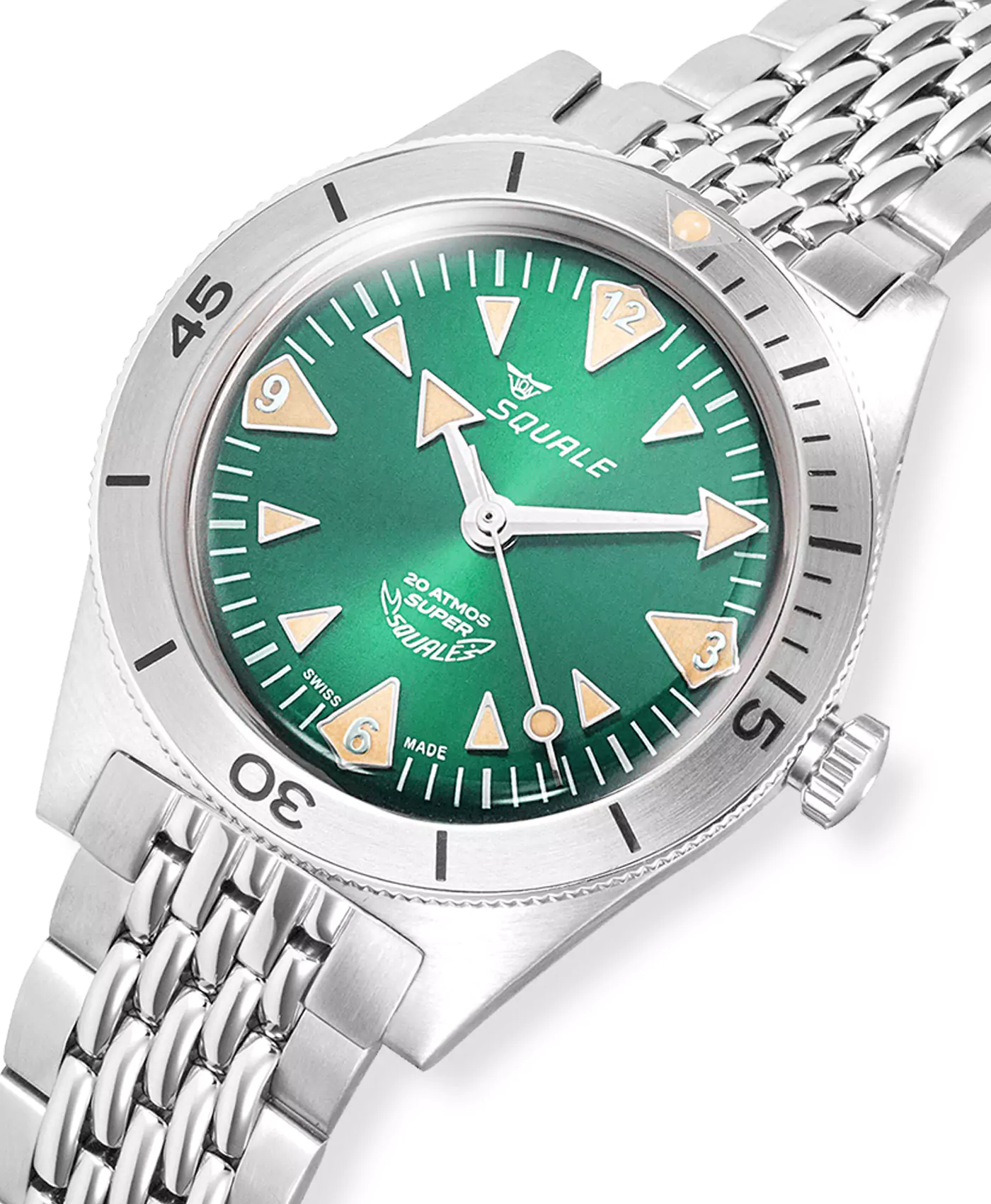 super-squale-big-arrows-green-bracelet-close-up