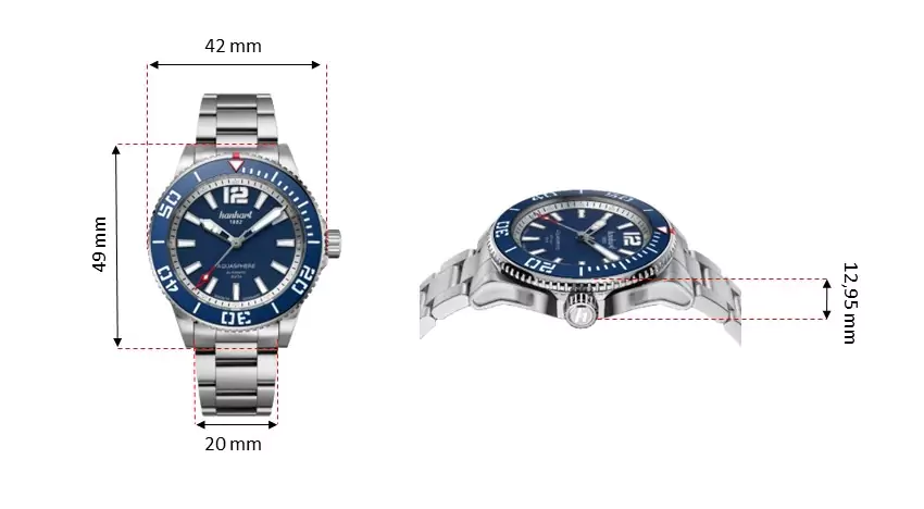 hanhart-aquasphere-size-measurments