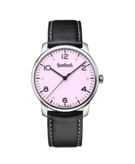 Hanhart - PIONEER Silva - Rosé - 38.5 mm - Black Leather