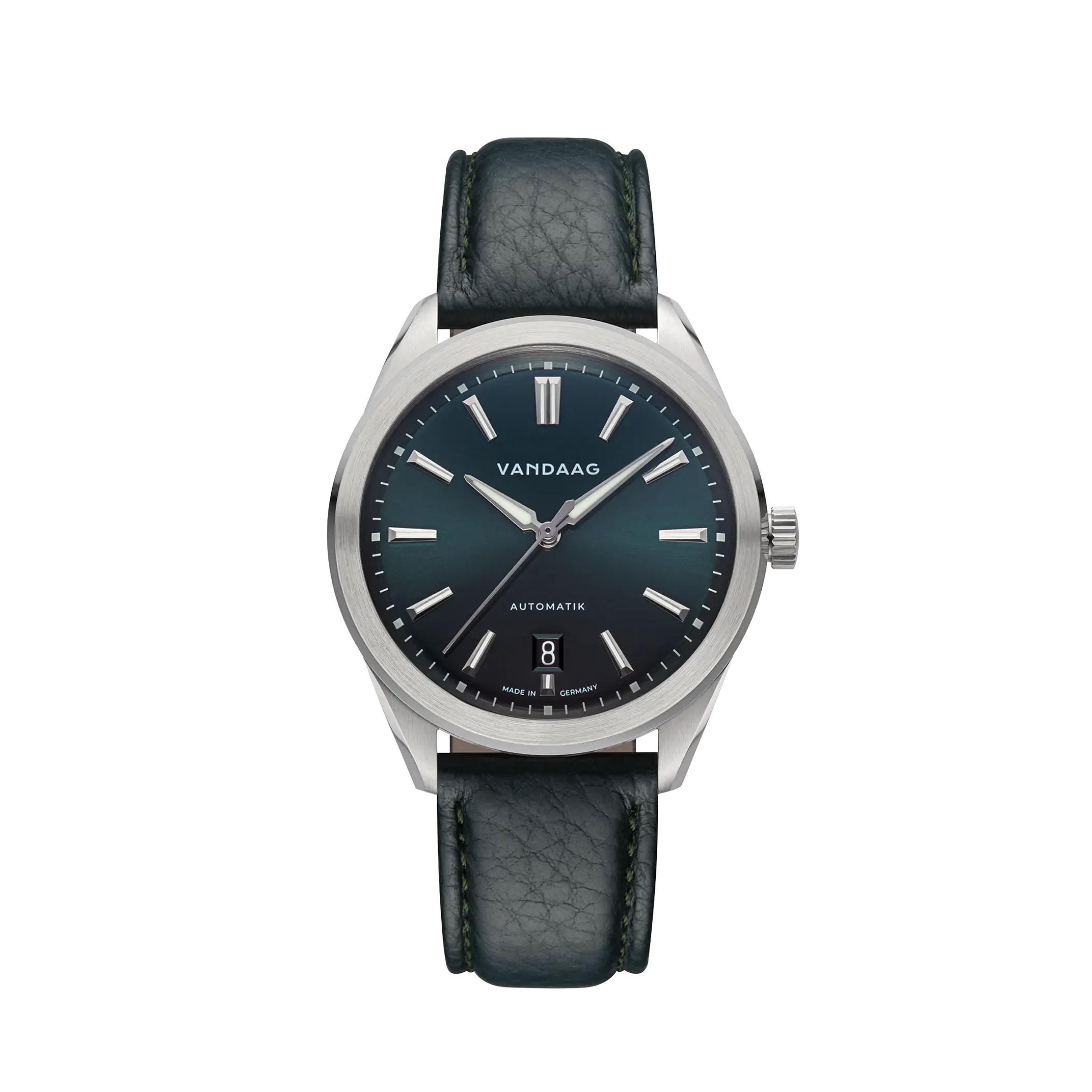 Vandaag - Baas - Harmonie - Leather Bracelet - Green Date Vandaag - Baas - Harmonie - Leather Bracelet - Green Date