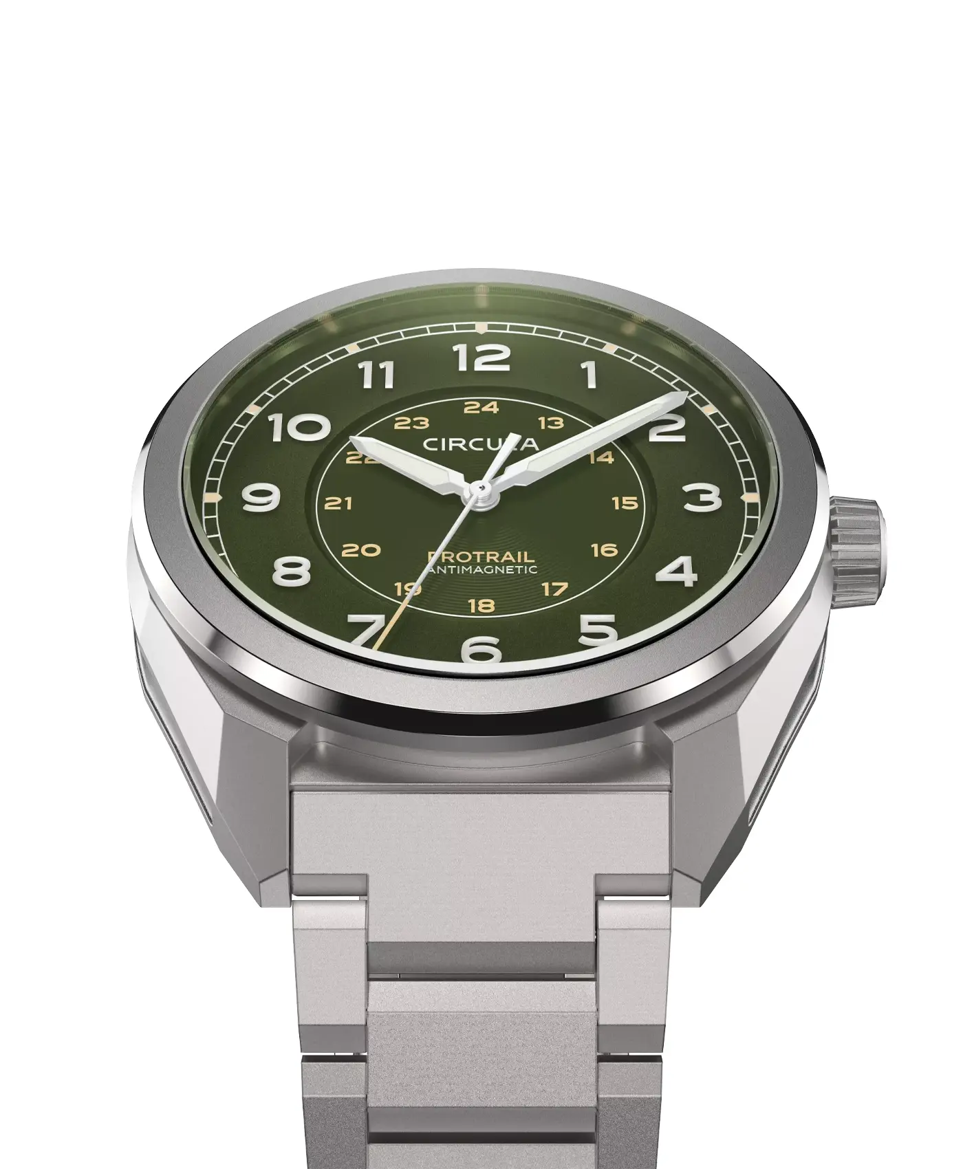 Circula ProTrail Green - steel bracelet 2 Circula ProTrail Green - steel bracelet 2