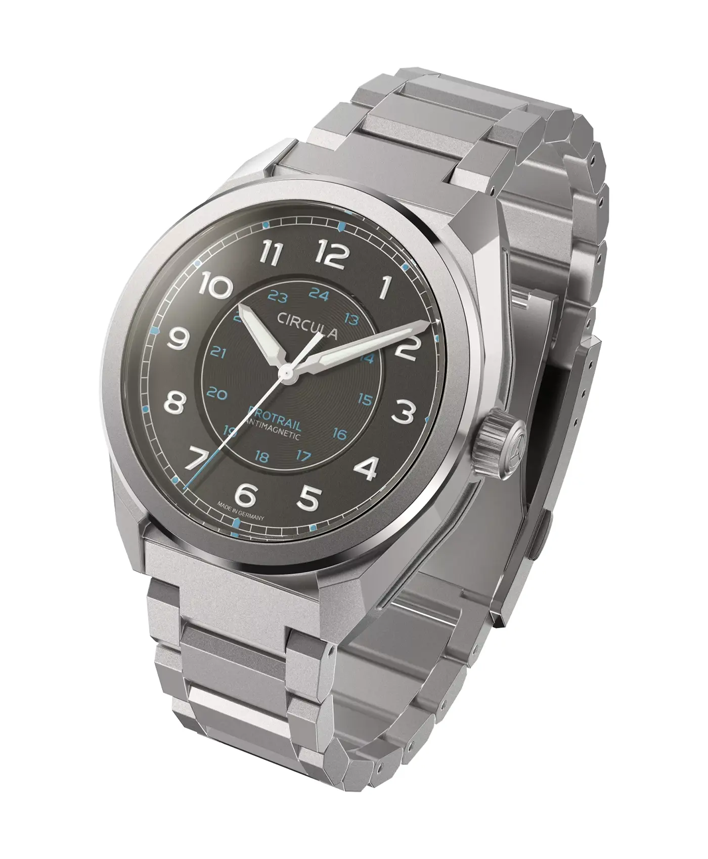 Circula ProTrail Grey - steel bracelet - full