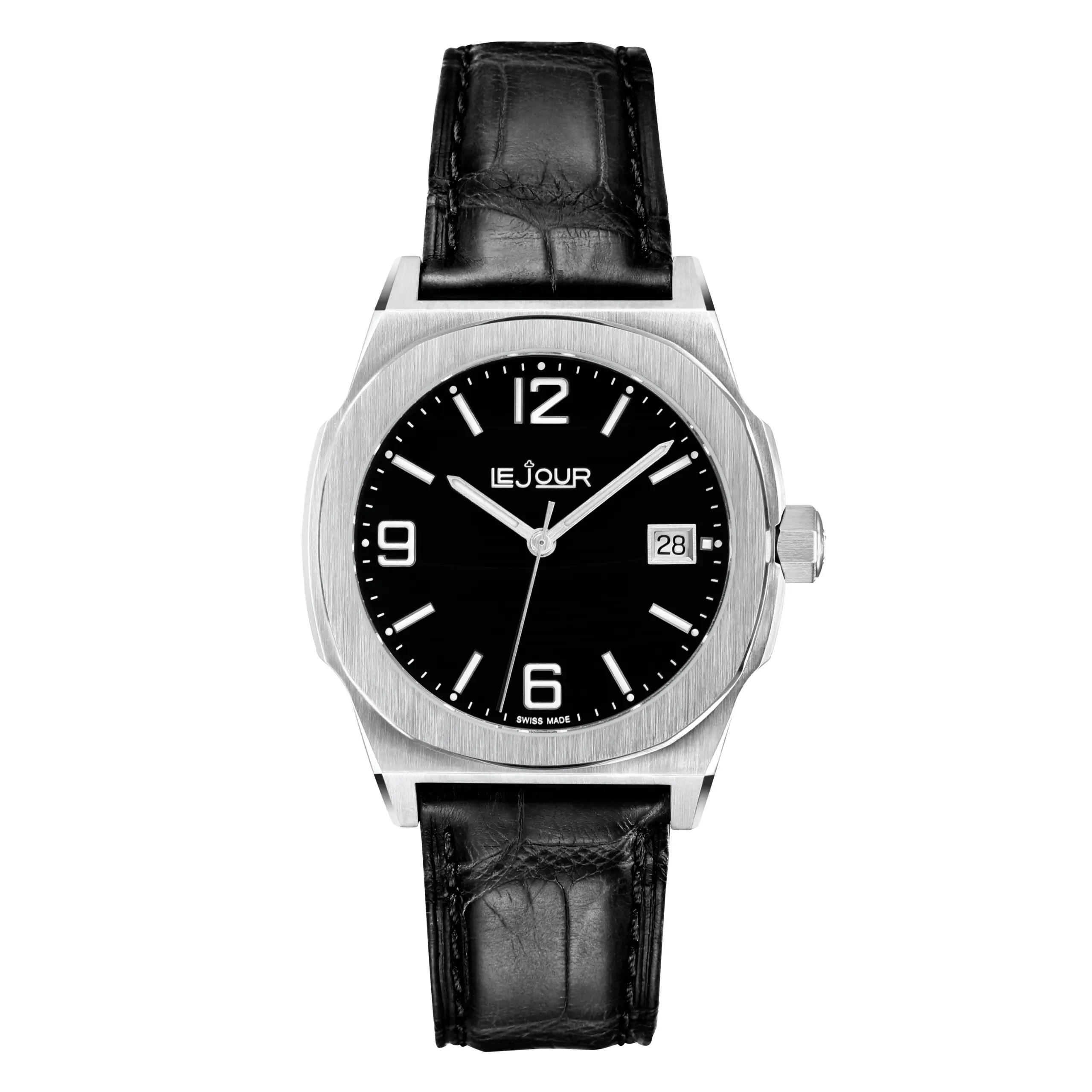 Le Jour watch black LJ-FD-001_Front