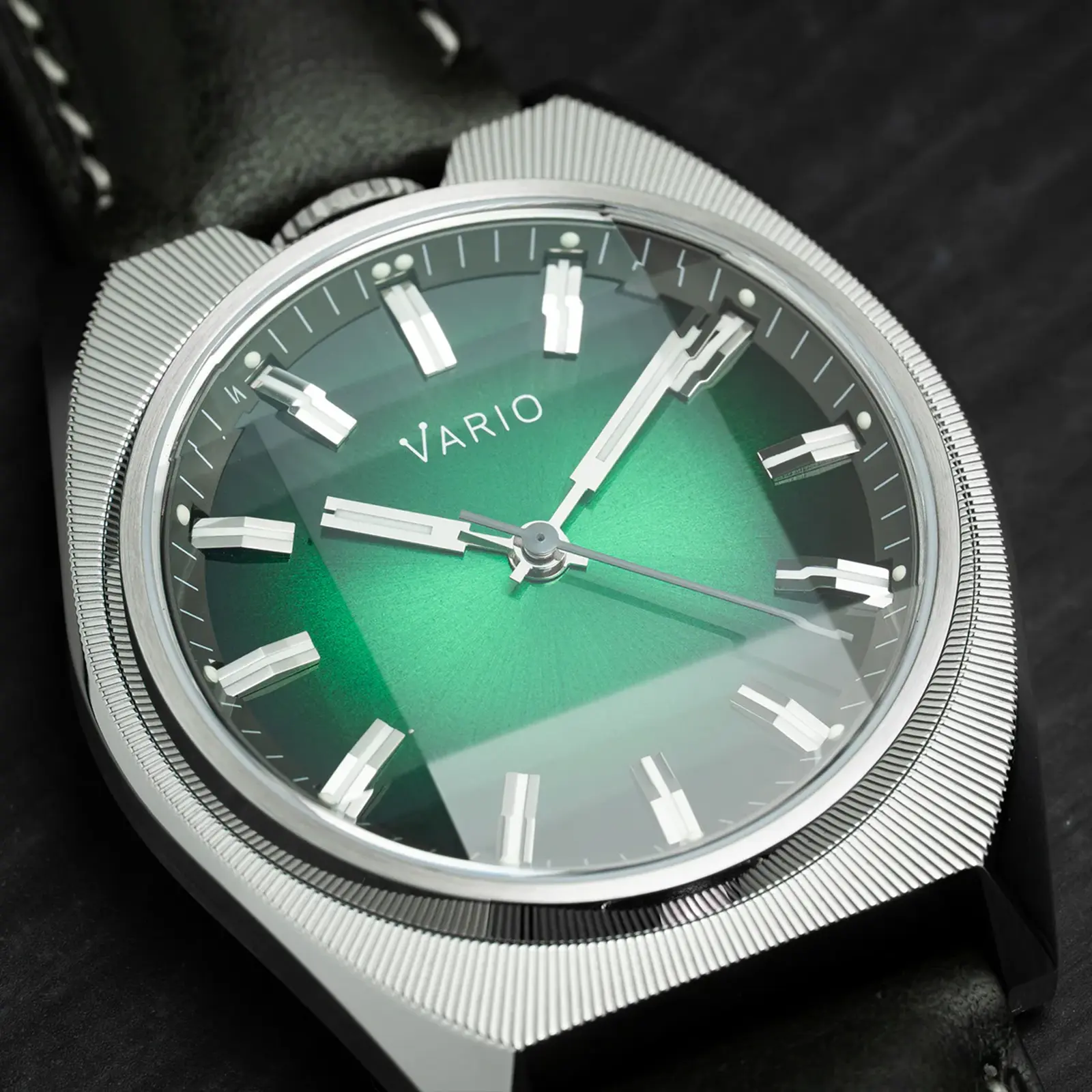 Vario Futurist Watch Sunburst Green Fume Watch