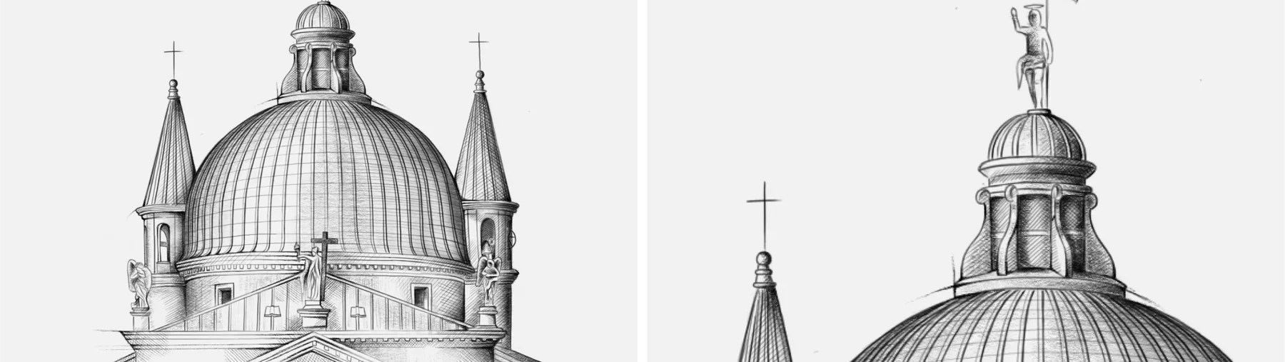 church tower scetches
